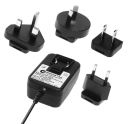 Equipamentos Médicos para uso Doméstico (60601-1-11) Adaptador CA/ Fonte de Energia Certificada pela ANSI/AAMI ES60601-1 para os Estados Unidos e Canadá e pela EM/IEC 60601-1, 3ª edição para Europa, Ásia, e África incluindo IEC60601-1-11 e Análise de Gerenciamento de Riscos (RMA) é classificado para até 18W de saída com opções de saída de 5-30V, Modelo Série GTM41061. GTM41061