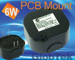 Fonte de Alimentação de Montagem PCB Envasada Atende a Proteção de Ingresso IP64 de 6W